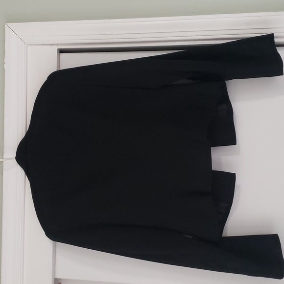 Guess Collection Cropped Black Blaser Size 2 - Picture 5 of 5